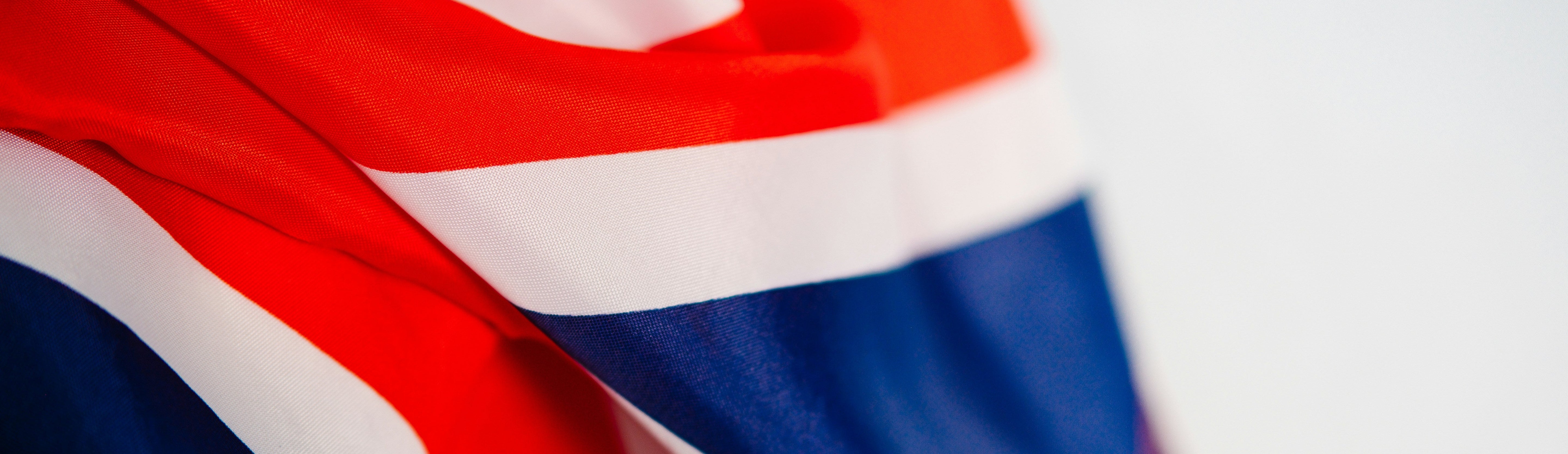 Close-up of Union Jack flag representing UK manufacturing of Stique bike tools